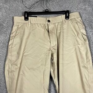 Under Armour Chino Pants Mens 36x30 Khaki Straight Leg Office Casual NEW